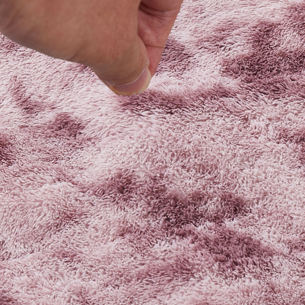 Floor Rug Shaggy Rugs Soft Large Carpet Area Tie-dyed Noon TO Dust 140x200cm Deals499