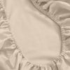 DreamZ 4 Pcs Natural Bamboo Cotton Bed Sheet Set in Size King Ivory Deals499