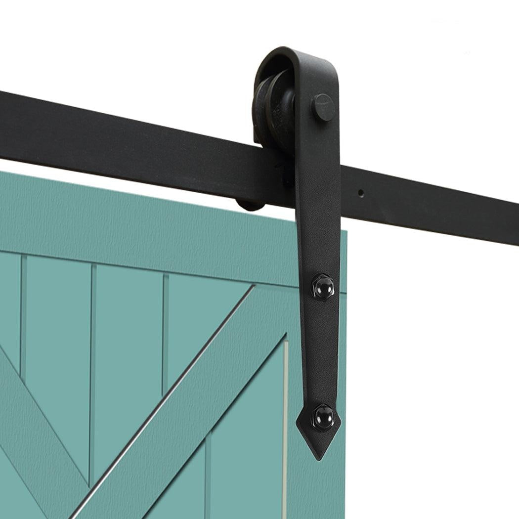 Levede Sliding Barn Door Hardware Track Set 3.66M Antique Classic Roller Kit Deals499