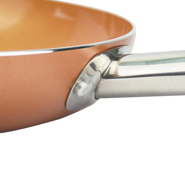 Frypan Frying Pan Non Stick Stainless Steel Fry Pans Lid Cover Cookware Set 3PCS Deals499