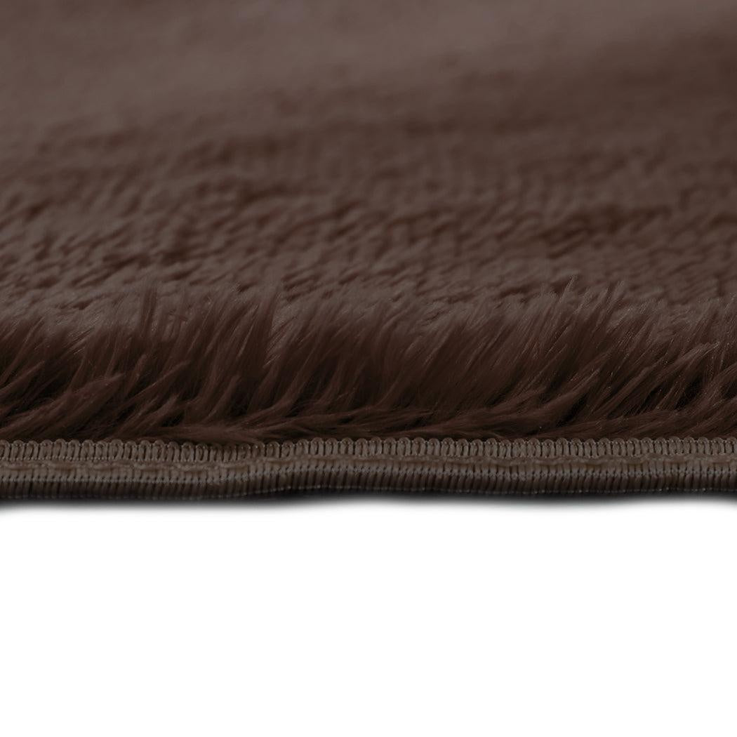 Designer Soft Shag Shaggy Floor Confetti Rug Carpet Home Decor 160x230cm Coffee Deals499
