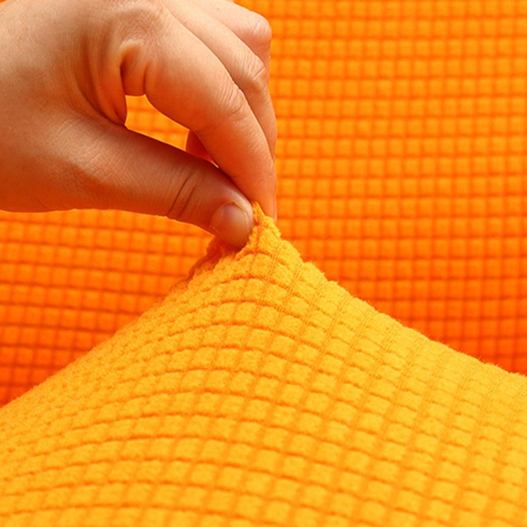 DreamZ Couch Sofa Seat Covers Stretch Protectors Slipcovers 2 Seater Orange Deals499