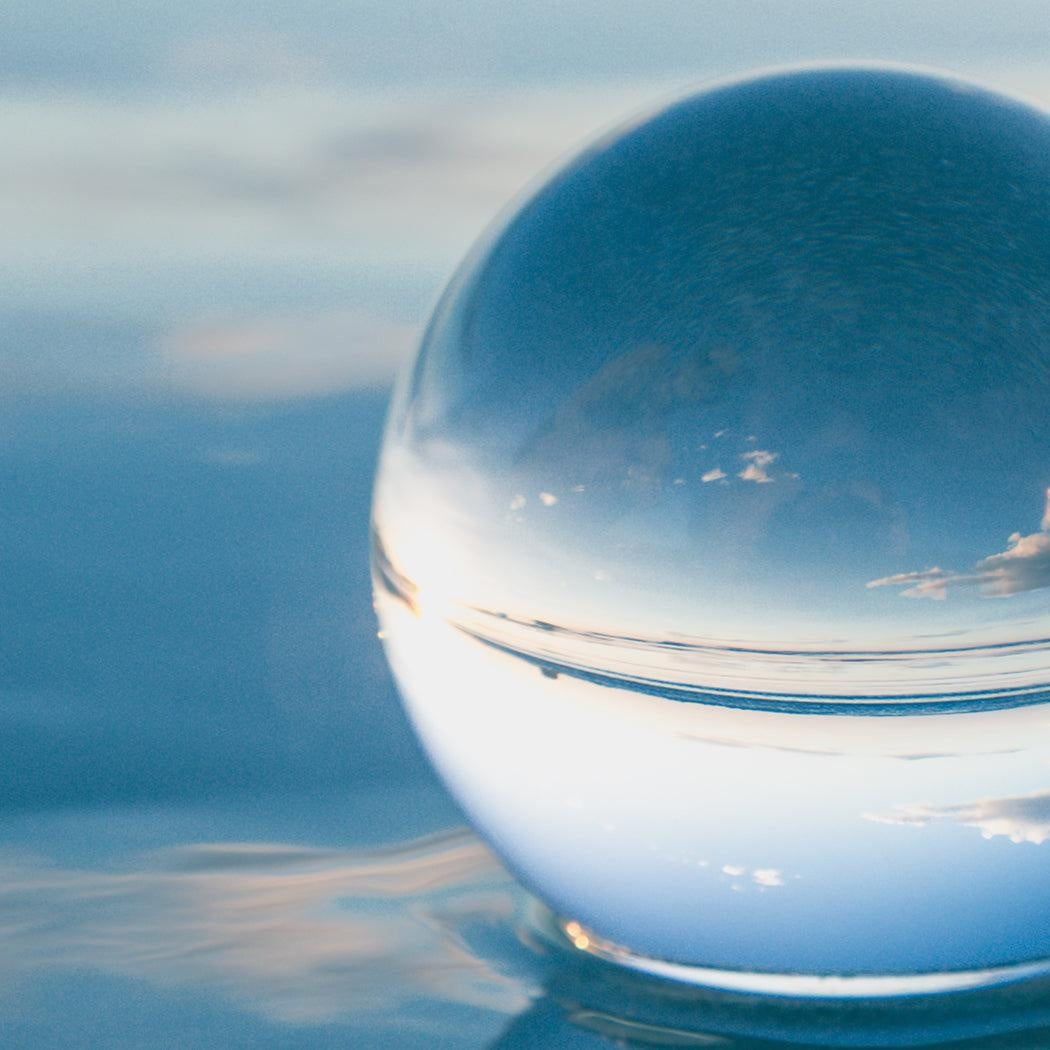 Clear Glass Healing Crystal Ball Sphere Photography Props Lens ball Decor Gifts Deals499