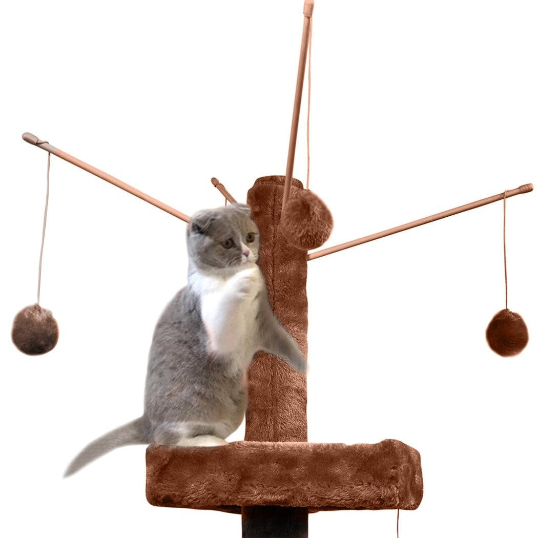PaWz 2.1M Cat Scratching Post Tree Gym House Condo Furniture Scratcher Tower Deals499