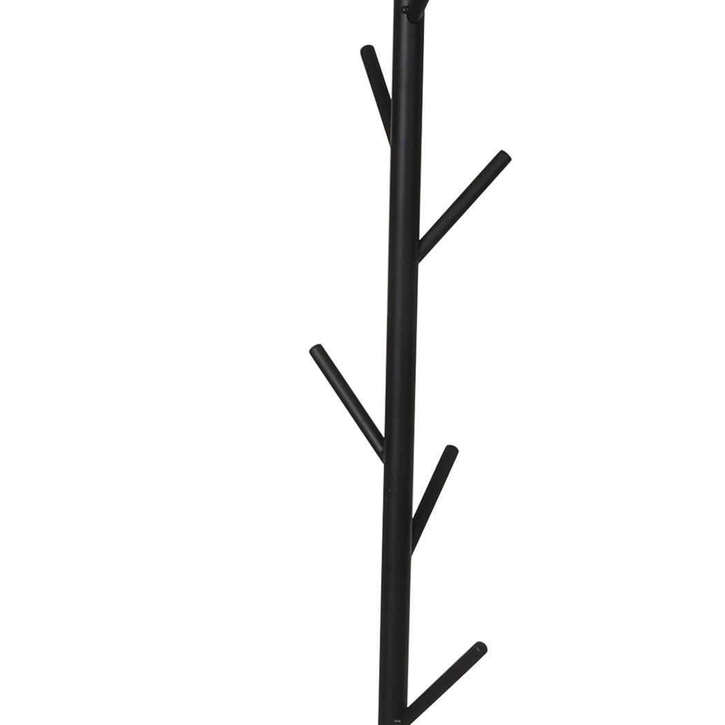 Clothes Stand Garment Coat Rack Metal Rail Portable Hanger Stand Organizer Black Deals499