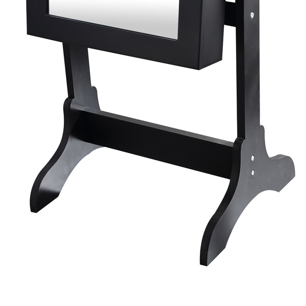 Levede Dual Use Mirrored Jewellery Dressing Cabinet in Black Colour Deals499