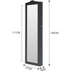 Mirror Jewellery Cabinet Makeup Storage Ear Ring Necklace Box Organiser with LED Deals499