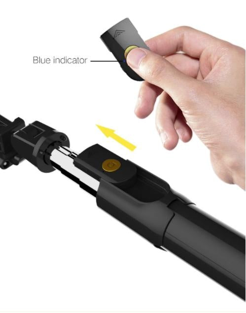 Bluetooth Selfie Stick Tripod Extendable Stick Phone Tripod With Detachable Remote Holder Deals499