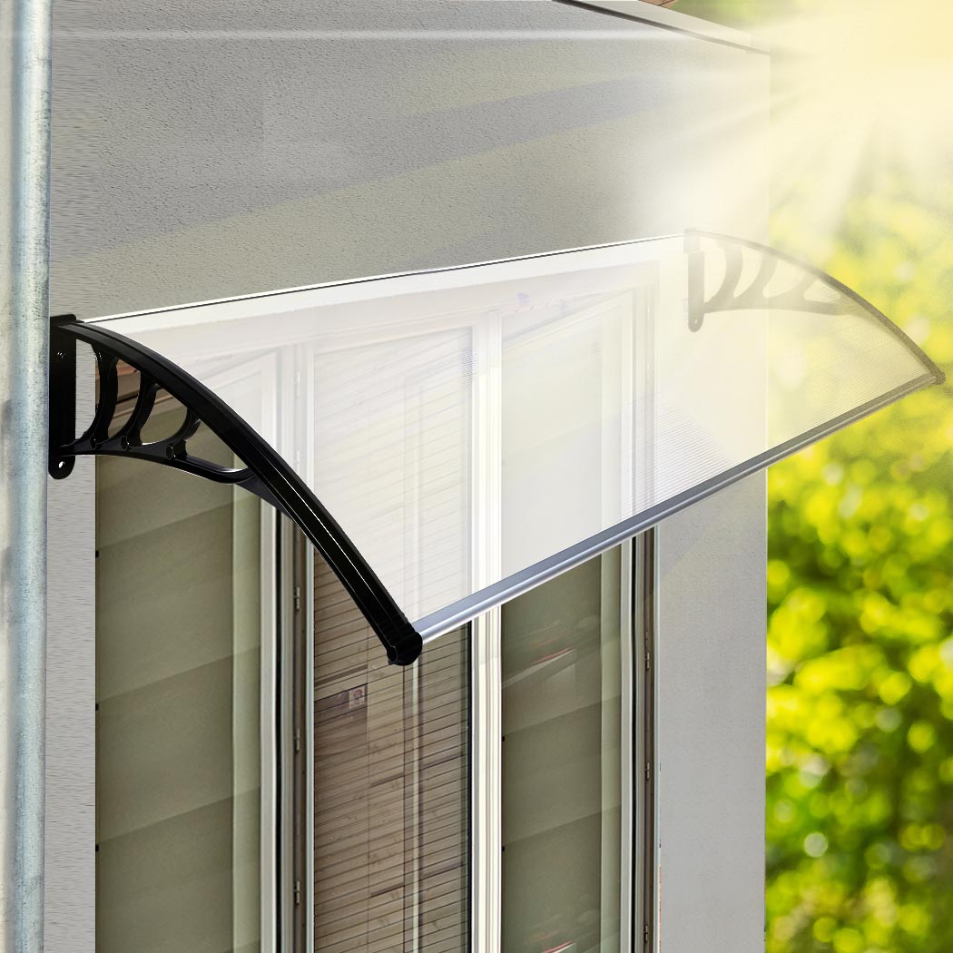 Door Window Awning Outdoor Canopy UV Patio Sun Shield Rain Cover DIY 1M X 2.4M Deals499