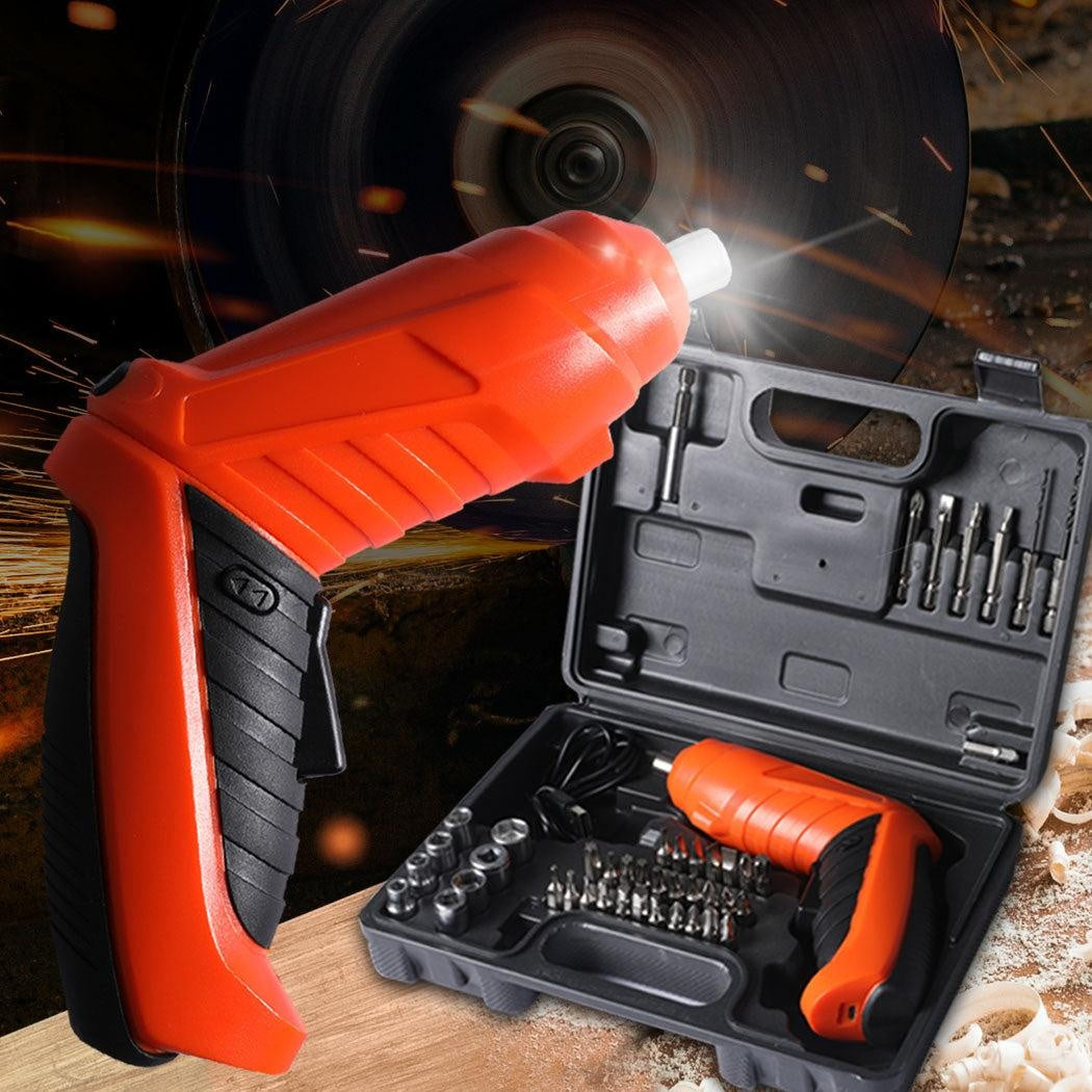 Cordless Screwdriver Electric Tool Set Magnetic Screw Driver Precision Bit USB Deals499