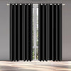 2x Blockout Curtains Panels Blackout 3 Layers Eyelet Room Darkening 240x230cm Deals499