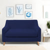 DreamZ Couch Sofa Seat Covers Stretch Protectors Slipcovers 2 Seater Navy Deals499
