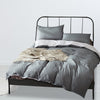 DreamZ 1000TC Microfibre Reversible Duvet Cover and Pillow Case Set Single Size DreamZ