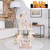 PaWz 1.83M Cat Scratching Post Tree Gym House Condo Furniture Scratcher Tower Cream Deals499