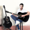 BoPeep 41 Inch Wooden Folk Acoustic Guitar Classical Cutaway Steel String w/ Bag Deals499