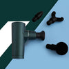 Mini Massage Gun Massager Muscle Vibrating Relaxing Tissue Percussion 4 Head USB Deals499