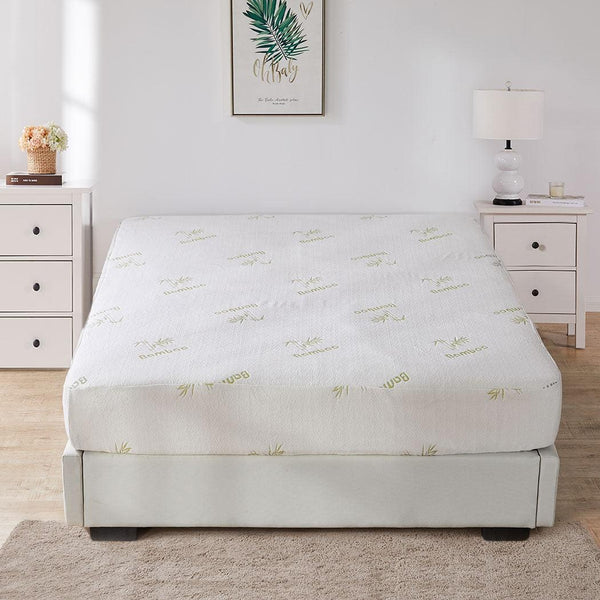 DreamZ Mattress Protector Topper 70% Bamboo Hypoallergenic Cover King Single Deals499