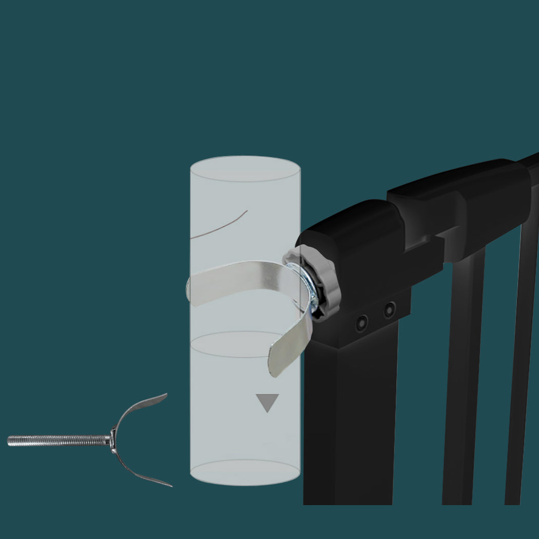 Levede Baby Safety Gate U Style Adaptor Kids Pet Security Stair Door Barrier Deals499
