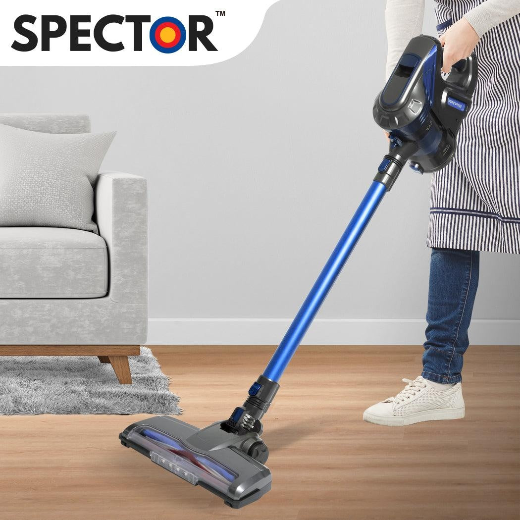 150W Handheld Vacuum Cleaner Cordless Stick Vac Bagless Rechargeable Wall Mounted Blue Deals499