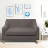 DreamZ Couch Sofa Seat Covers Stretch Protectors Slipcovers 2 Seater Chocolate Deals499