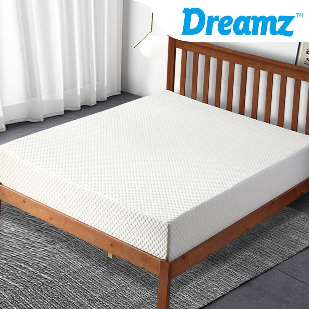 DreamZ Memory Foam Mattress Topper 25cm Comfort Washable Cover King Deals499