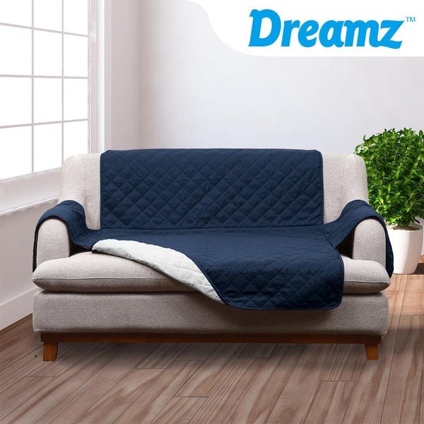 2 Seater Sofa Covers Quilted Couch Lounge Protectors Slipcovers Teal Deals499