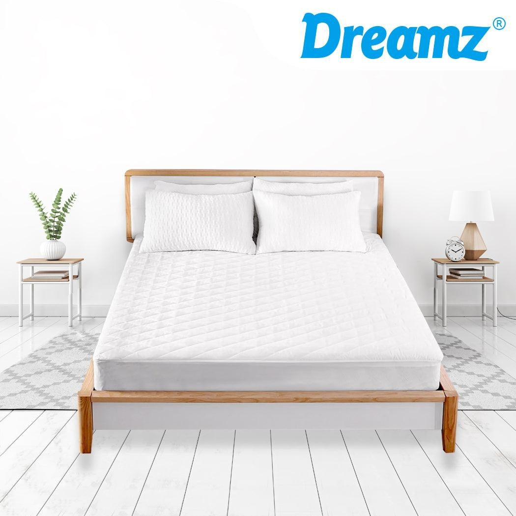 DreamZ Fully Fitted Waterproof Microfiber Mattress Protector in Single Size Deals499