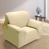 Easy Fit Stretch Couch Sofa Slipcovers Protectors Covers 1 Seater Cream Deals499