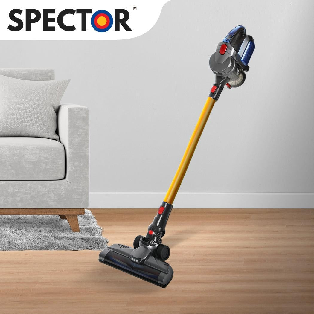 Spector 150W Handheld Vacuum Cleaner Cordless Stick Vac Bagless LED Rechargable Gold Deals499
