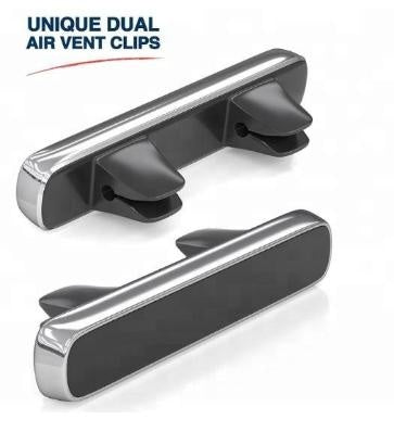 Car Air Vent Phone Holder Magnetic Silver Deals499