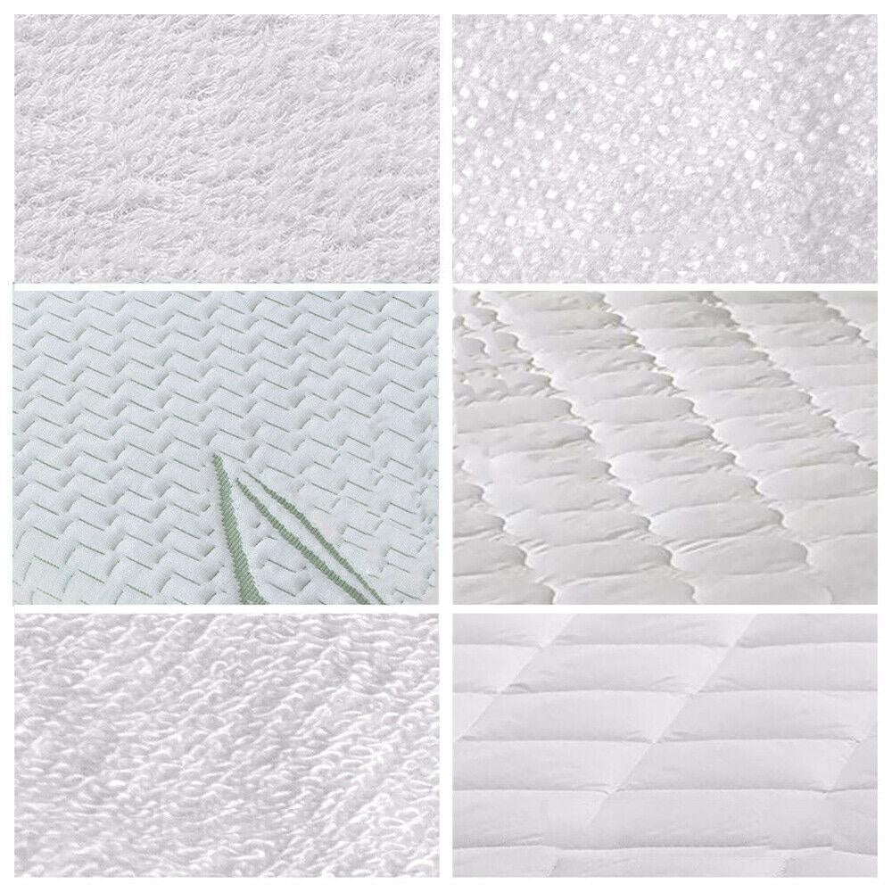 DreamZ Fitted Waterproof Mattress Protector with Bamboo Fibre Cover King Single Deals499
