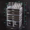 Cosmetic 8 Drawer Makeup Organizer Storage Jewellery Holder Box Acrylic Display Deals499