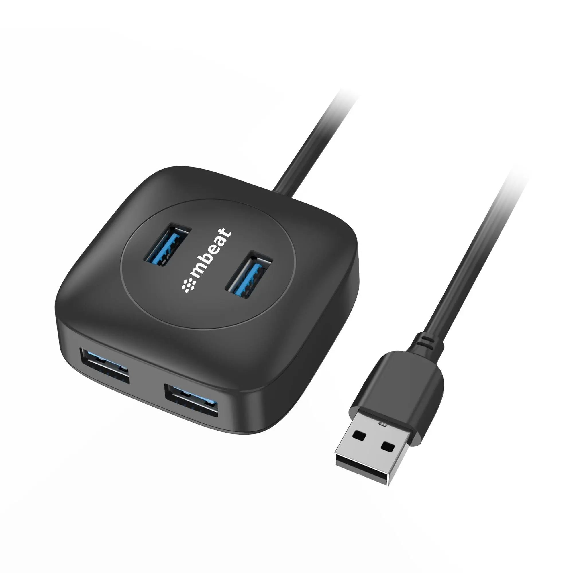 mbeat® 4-Port USB 3.0 Hub - High Speed Data Transfer MBEAT