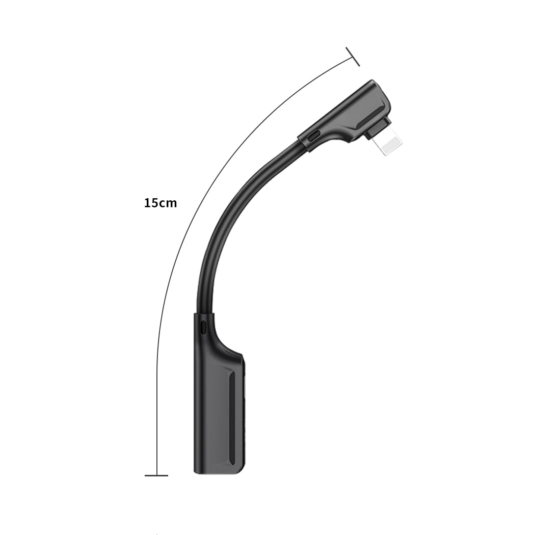 Headphone Adapter Lightning Jack Audio Charger Splitter for iPhone 7 8 11 X Deals499
