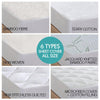 DreamZ Fitted Waterproof Mattress Protector with Bamboo Fibre Cover King Single Deals499