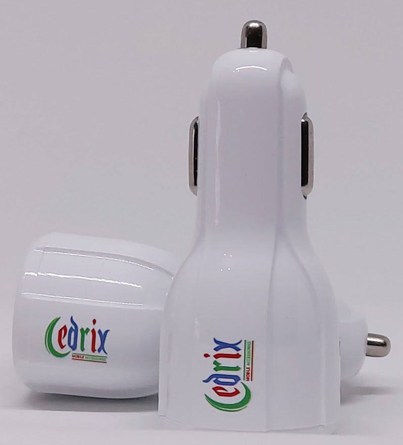 Cedrix Super-fast Charging PD QC3.0 Portable Smart Dual USB Mobile Car Charger Adapter Deals499
