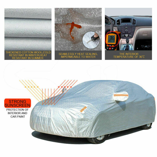 Waterproof Adjustable Large Car Covers Rain Sun Dust UV Proof Protection YXL Deals499