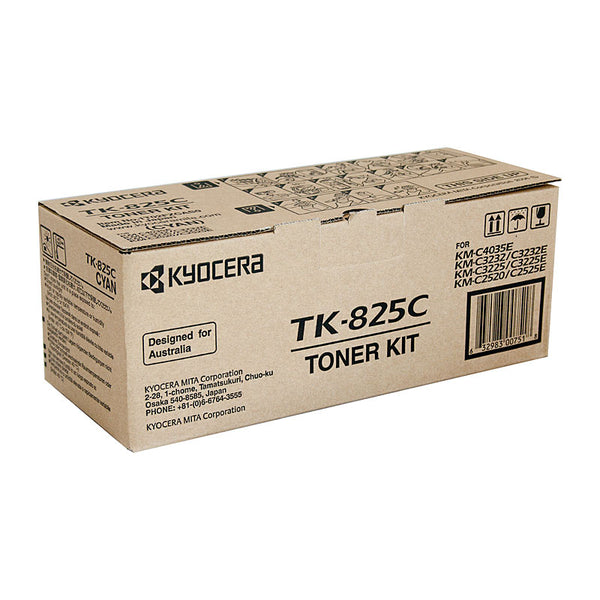 KYOCERA TK825 Cyan Toner KYOCERA