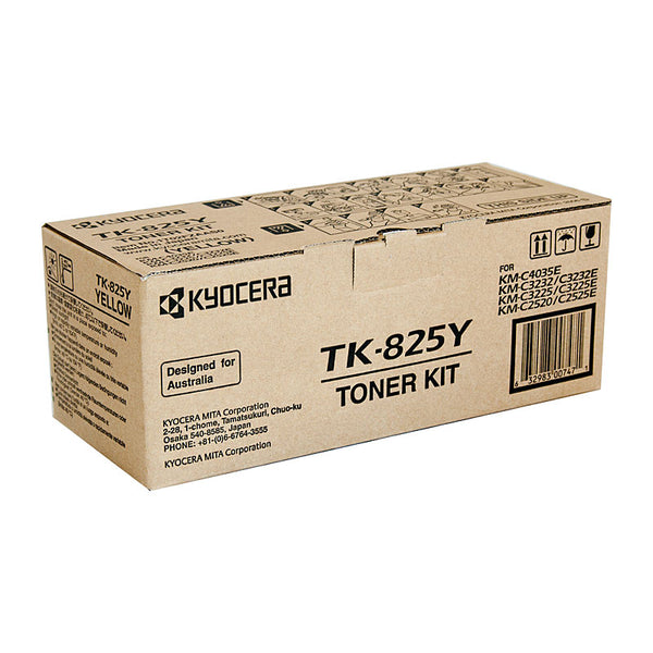 KYOCERA TK825 Yellow Toner KYOCERA
