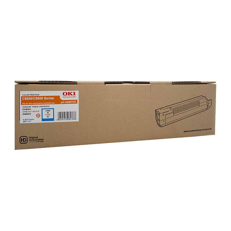 OKI C8600 HY Cyan Toner OKI