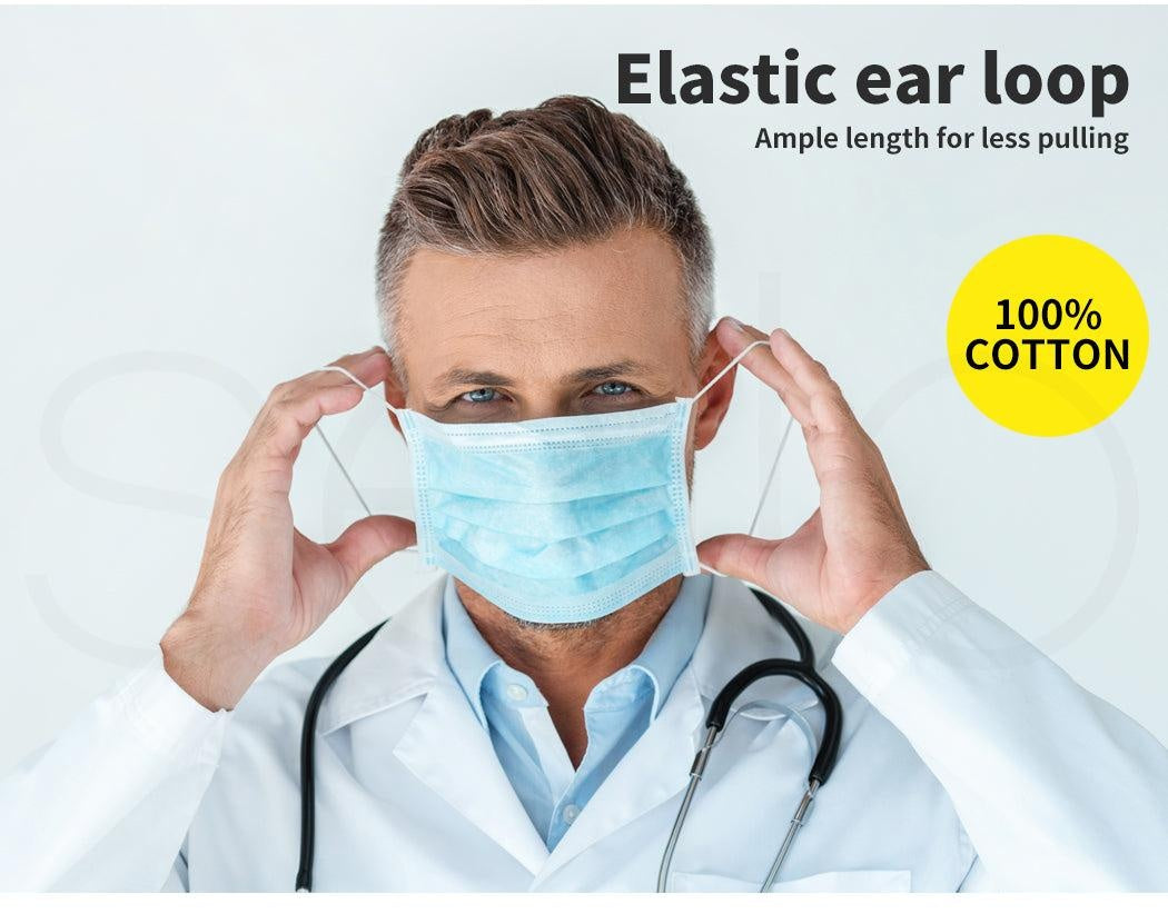 Face Mask Filter Disposable Masks Anti Dust PM2.5 Respirator Air Pollution x200 Deals499