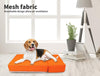 PaWz Pet Stairs Steps Ramp Portable Foldable Climbing Staircase Soft Dog Orange Deals499