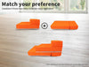 PaWz Pet Stairs Steps Ramp Portable Foldable Climbing Staircase Soft Dog Orange Deals499