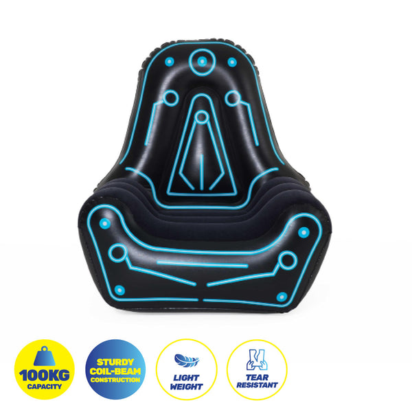 Bestway Mainframe Air Chair Inflatable Gaming Sofa Seat Cruiser Chair Deals499