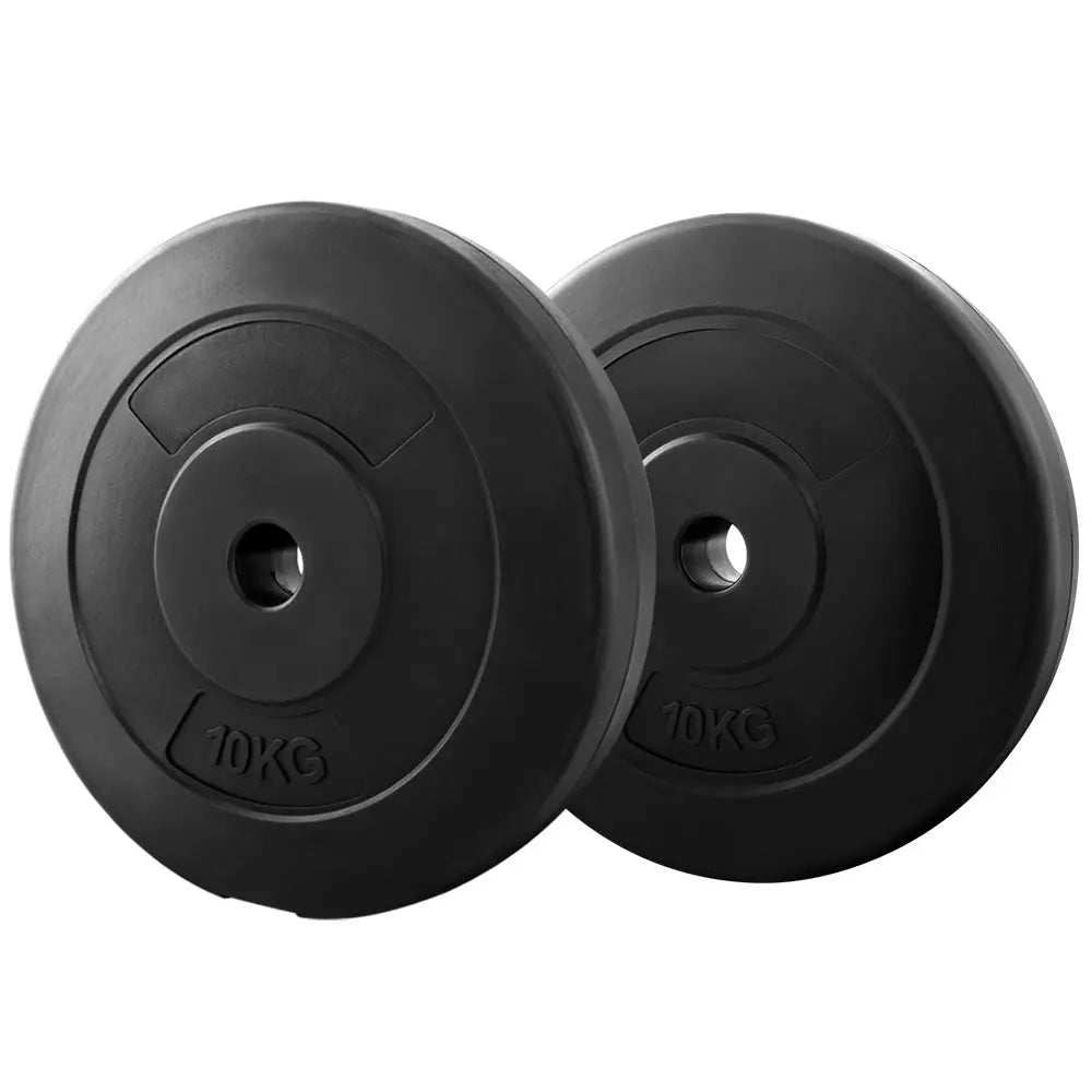 10KG Barbell Weight Plates Standard Home Gym Press Fitness Exercise 2pcs Deals499