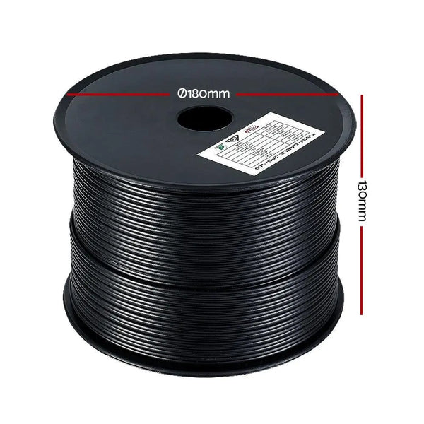 2.5MM Electrical Cable Twin Core Extension Wire 100M Car Solar Panel 450V Deals499