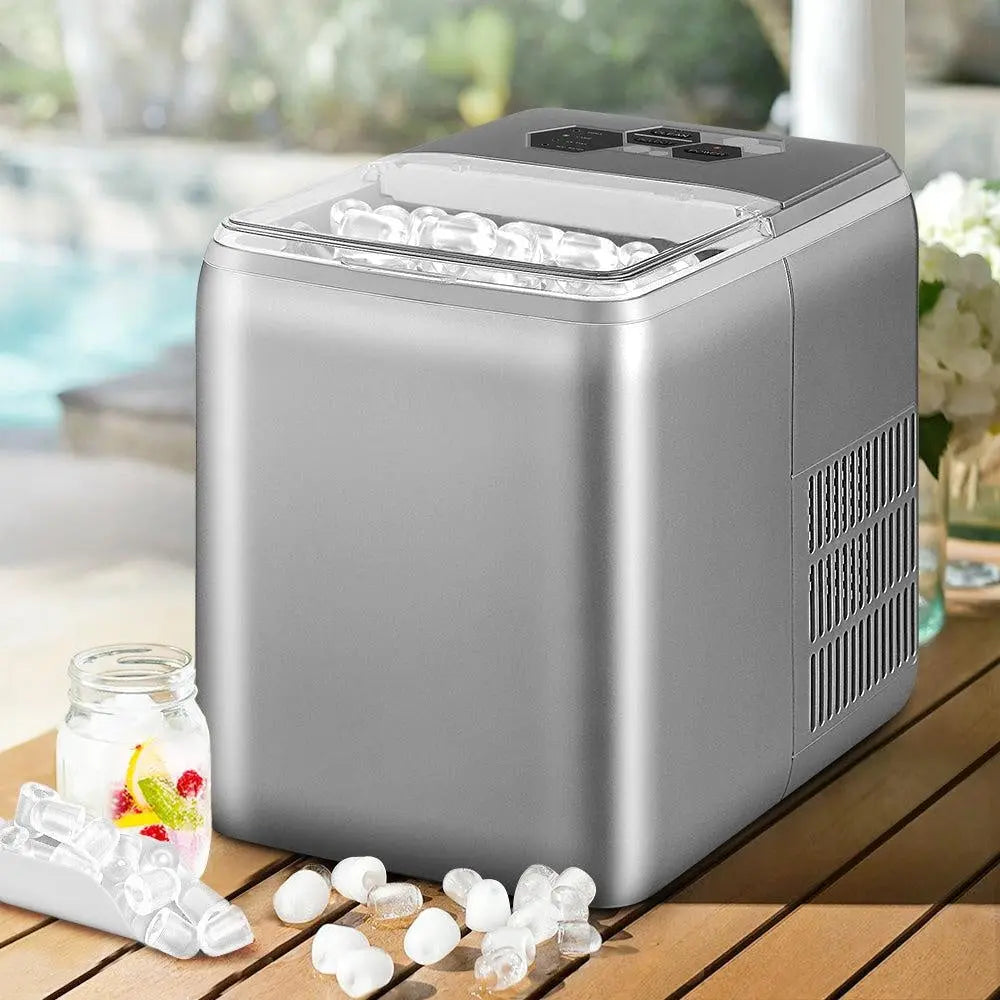 2.6L Ice Maker Machine Commercial Portable Ice Makers Cube Tray Countertop Bar Deals499