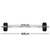 48KG Barbell Weight Set Plates Bar Bench Press Fitness Exercise Home Gym 168cm Deals499
