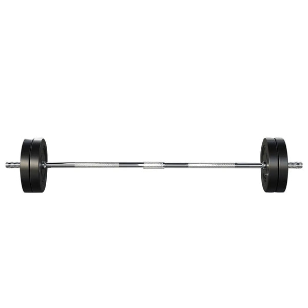 48KG Barbell Weight Set Plates Bar Bench Press Fitness Exercise Home Gym 168cm Deals499