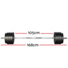 78KG Barbell Weight Set Plates Bar Bench Press Fitness Exercise Home Gym 168cm Deals499